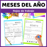 Meses del año | Months of the year in Spanish worksheets