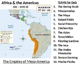 Meso-American Civilizations LESSON BUNDLE:  Maya, Aztec, & Inca