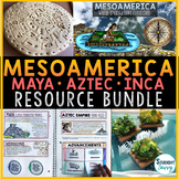 Mesoamerica Activities Bundle - Mayan Inca Aztec Mesoameri