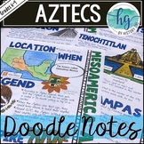 Mesoamerica Aztecs Doodle Notes Lesson