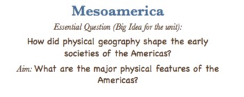 Preview of Mesoamerica: South American Geography