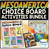 Mesoamerica Activities Choice Board Maps Virtual Field Tri