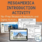 Mesoamerica Unit Introduction Activity | Olmec, Mayan, Azt