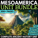 Mesoamerica Unit - Maya Aztec Inca Activity - Questions Re