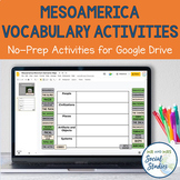 Mesoamerica Vocabulary Activities for Google Drive | Olmec