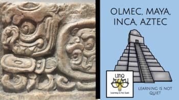 Preview of Mesoamerican Notes Set: Olmec, Maya, Aztec, Inca