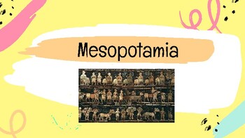 Preview of Mesopotamia 51 Slides Bundle and Notes