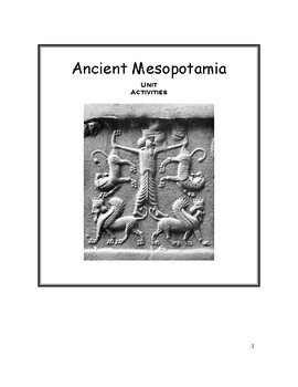 Preview of Mesopotamia Activities