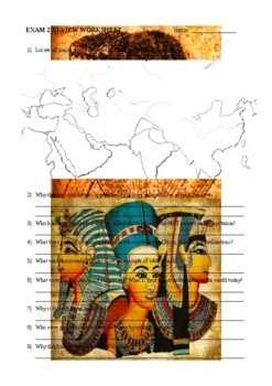 Preview of Mesopotamia & Ancient Egypt Test Review - Study Guide