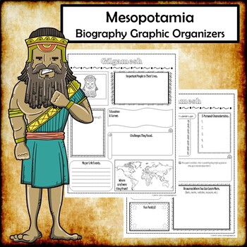 Mesopotamia Biography Research Graphic Organizers Bundle | TpT