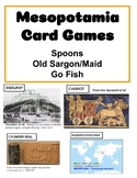 Mesopotamia Card Games (Spoons, Go Fish, Old Maid)