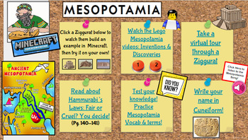Preview of Mesopotamia Choice Board