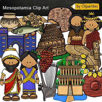 Preview of Mesopotamia Clip Art Bundle/ Ancient history Clip Art/ Commercial use
