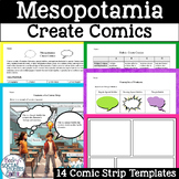 Mesopotamia Comic Strip, Book, Graphic Novel Project