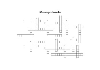 Preview of Mesopotamia Crossword