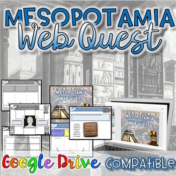 Preview of Mesopotamia WebQuest - Print and Digital
