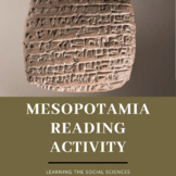 Mesopotamia GRAPES Activity: 1/2 Page Reading for Each Let