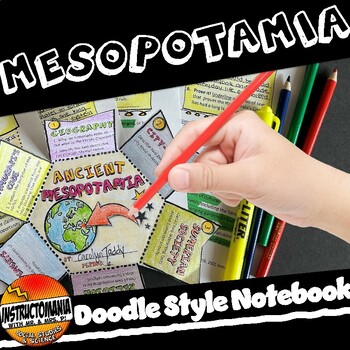 Preview of Mesopotamia Interactive Notebook -Snapshot Reading Workbook & Foldable Activity