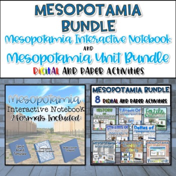 Preview of Mesopotamia Resource Bundle w/ Interactive Ntbk - Print and Digital