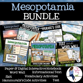 Preview of Mesopotamia Activities Unit Bundle