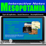 Mesopotamia Interactive Notes to Use With Google Slides