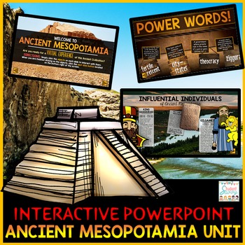 Preview of Ancient Mesopotamia PowerPoint Google Slides Geography Sumer Google Classroom
