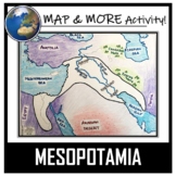 Mesopotamia Map Activity- Fertile Crescent (Assyria, Babyl