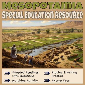 Mesopotamia -- Special Education -- Readings, Questions, Tracing ...