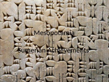 ancient sumerian achievements