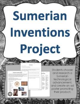 Preview of Mesopotamia / Sumerian Invention Poster Ad Project