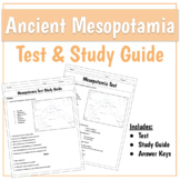 Mesopotamia Test and Study Guide