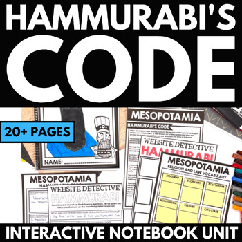 Preview of Hammurabi's Code Activity - Ancient Mesopotamia Unit - Hammurabi Project