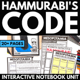 Hammurabi's Code Activity - Ancient Mesopotamia Unit - Ham