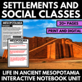 Mesopotamia Unit - Ancient Mesopotamia Settlements and Soc