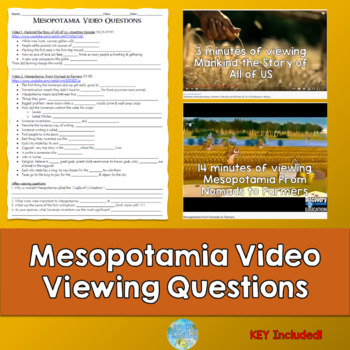 Preview of Mesopotamia Video Viewing Questions