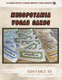Mesopotamia: Vocabulary Cards