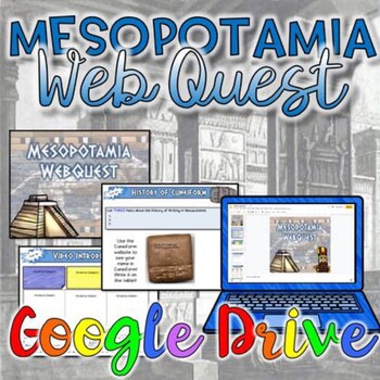 Preview of Mesopotamia WebQuest - Digital Version