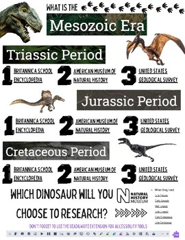 Preview of Mesozoic Era Resource