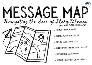 Preview of Message Map: Navigating the Story Seas Learning Extension Packet!