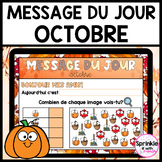 Message du Jour Octobre | French Message of the Day October