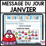 Message du Jour janvier | French Message of the Day January