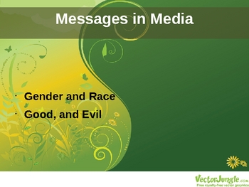 Preview of Messages in Media (Gender Stereotypes in Disney)