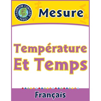 Preview of Mesure: Température et Temps An. 3-5