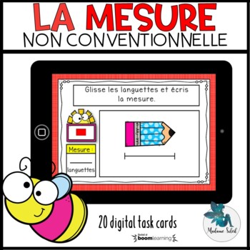 Preview of Mesure non-conventionnelle Boom Cards French distance learning