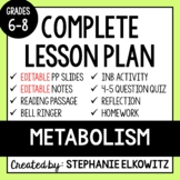 Metabolism Lesson | Printable & Digital