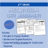 Metabolism Unit Assessment for Amplify Science