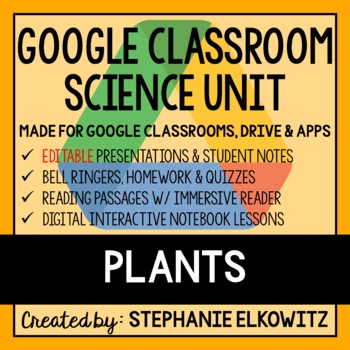 Preview of Plants Google Classroom Lesson Bundle