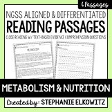 Metabolism & Nutrition Reading Passages | Printable & Digi