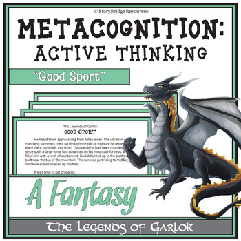 Preview of Metacognition-Active Thinking in a Short Fantasy Story for Reading Comprehension