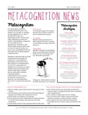 Metacognition (Comprehension) Newsletter for Parents